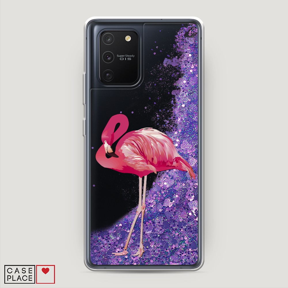 

Чехол Awog на Samsung Galaxy A91/S10 Lite "Застенчивый фламинго", Разноцветный, 29992-1