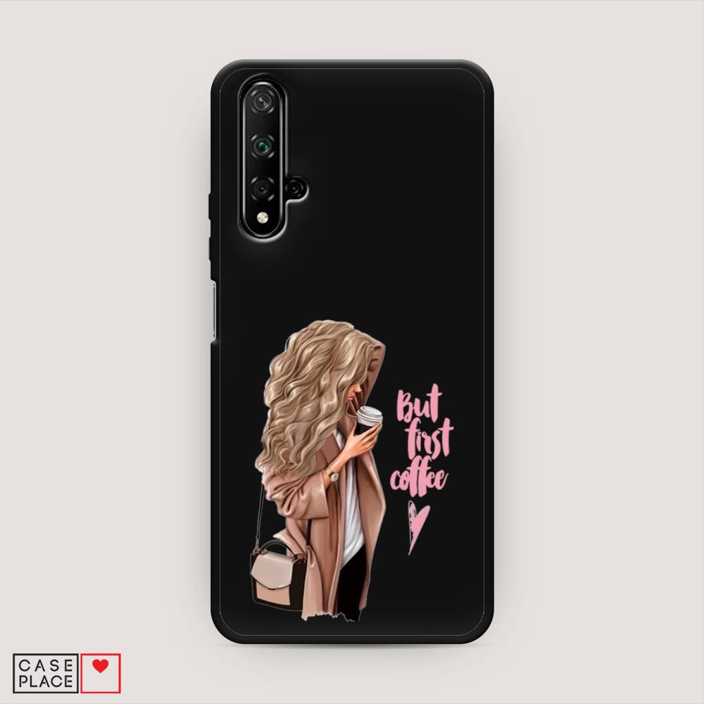 

Чехол Awog "Девушка с кофе" для Huawei Nova 5T
