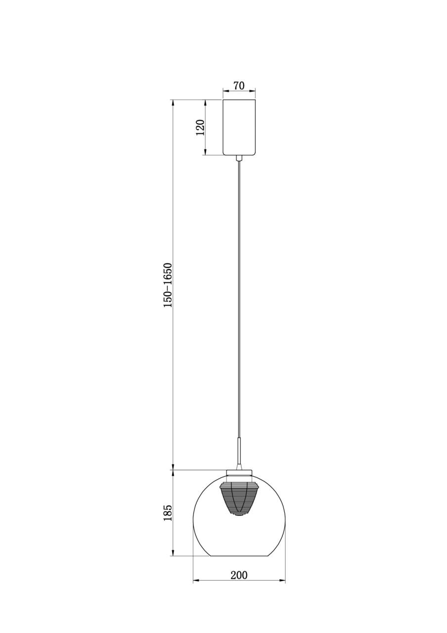 

Подвесной светильник Freya Fume FR5399PL-L4BS2 5 Вт LED IP 20