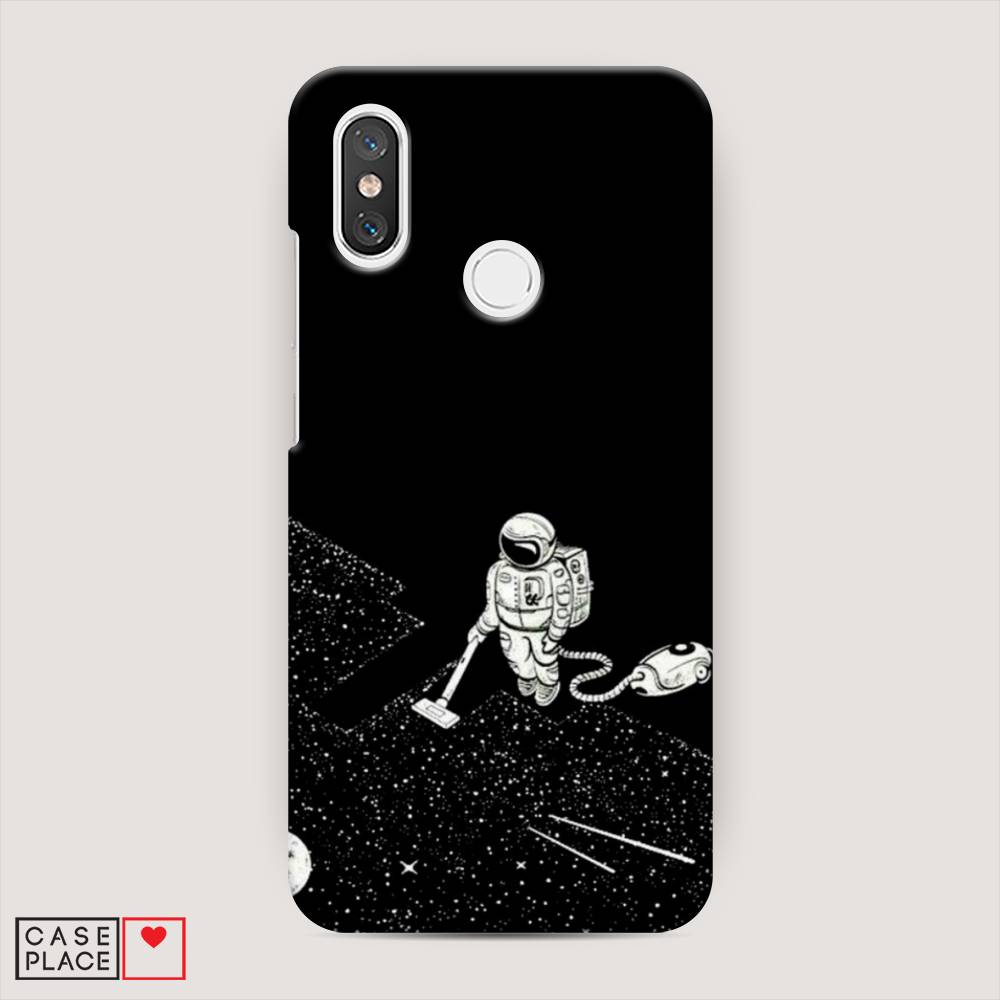 

Пластиковый чехол "Космонавт с пылесосом" на Xiaomi Mi 8, 33520-3