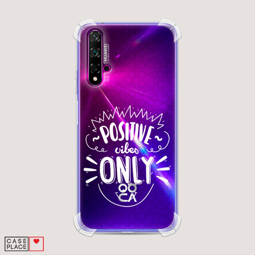 

Чехол Awog "Positive vibes only графика" для Huawei Nova 5T, Разноцветный, 610551-1