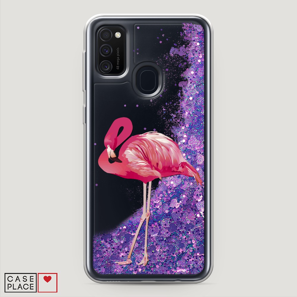 

Чехол Awog на Samsung Galaxy M30s "Застенчивый фламинго", Разноцветный, 29892-1