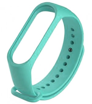 

Ремешок силиконовый GSMIN для Xiaomi Mi Band 3 / 4 (Мятный), Ремешок силиконовый GSMIN для Xiaomi Mi Band 3 / 4