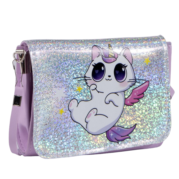 

Сумка детская Kitty unicorn на клапане, цвет розовый