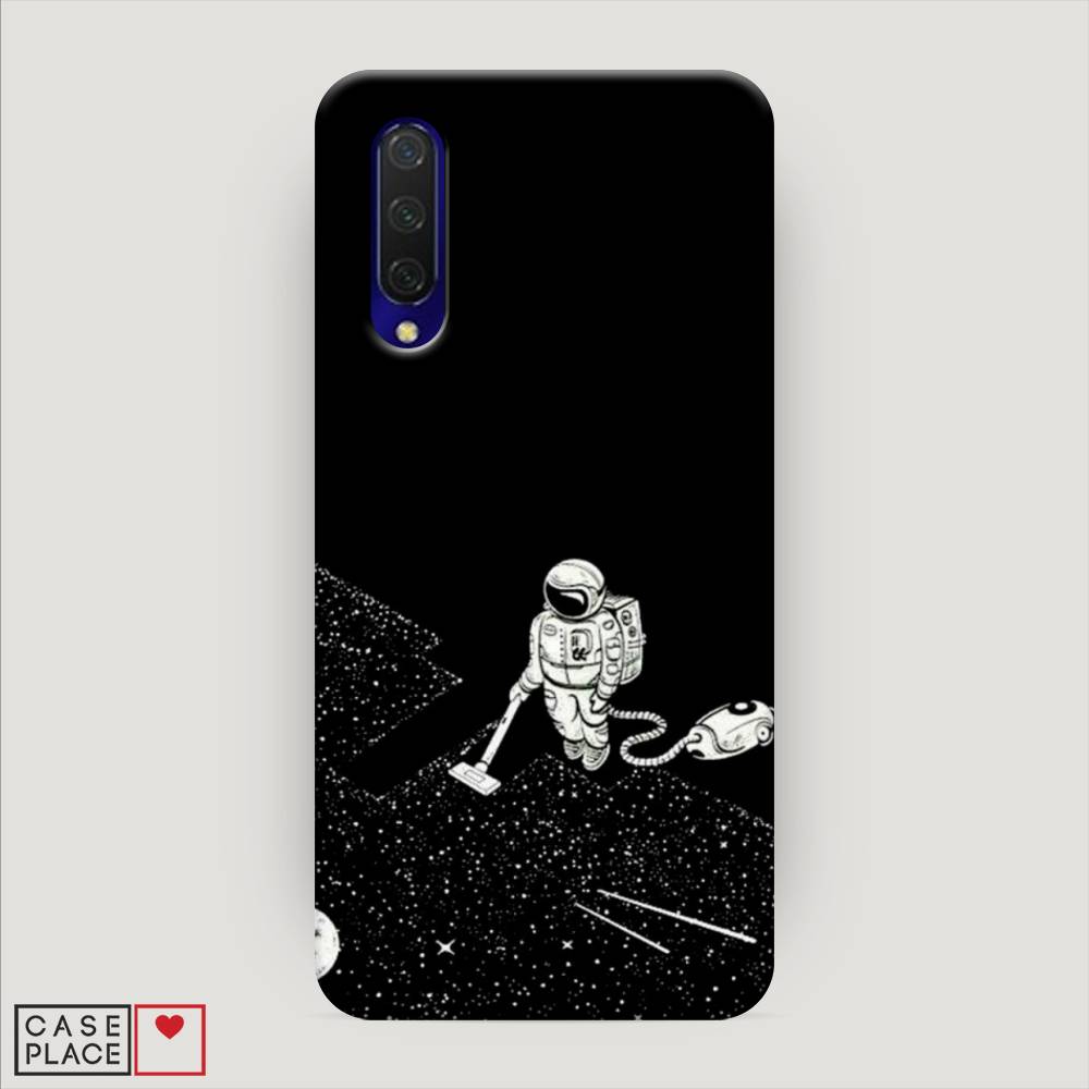 

Пластиковый чехол "Космонавт с пылесосом" на Xiaomi Mi CC9, 36120-3