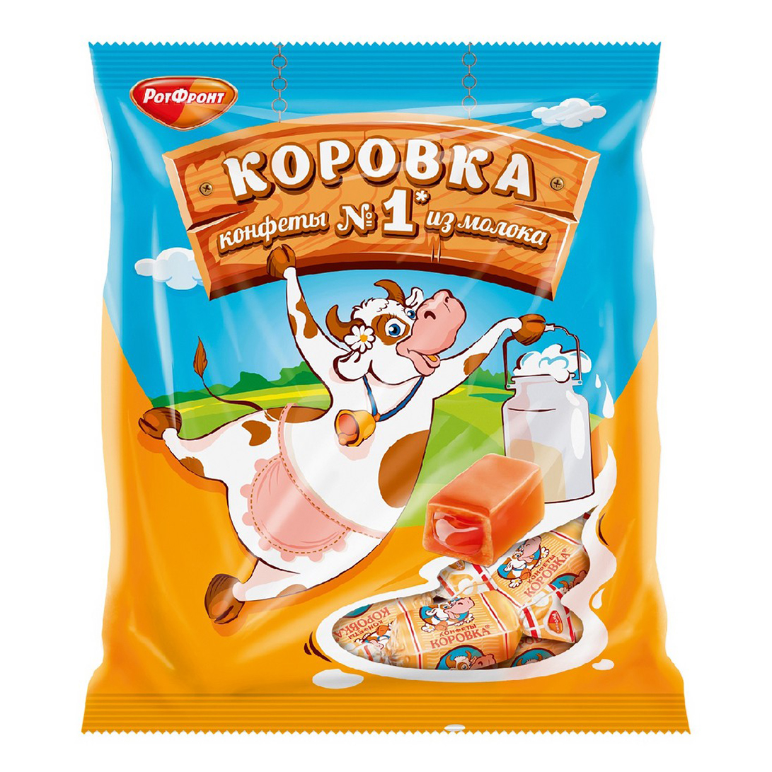 

Конфеты молочные Рот Фронт Коровка со сливочным вкусом 180 г