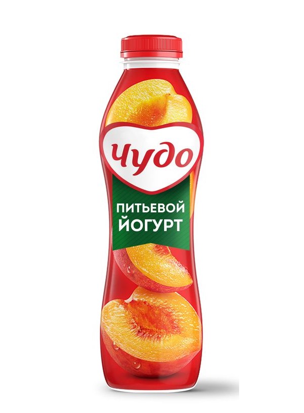 

Питьевой йогурт Чудо персик-абрикос 1,9% БЗМЖ 680 г