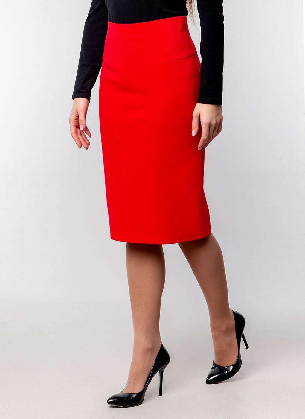 

Юбка женская Avelontailor 59415 красная 42 RU, 59415