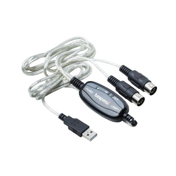 

Bespeco BMUSB100 Аудиоинтерфейс USB-MIDI, BMUSB100
