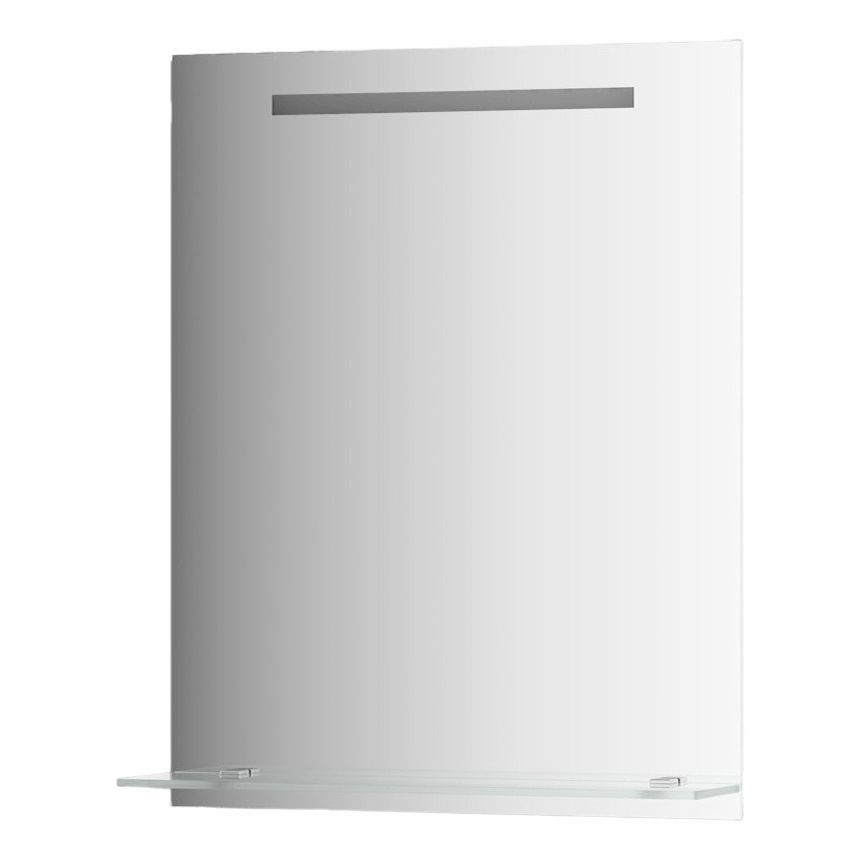 

Зеркало для настенное EvoformLEDline-S с полочкой, встроен LED-светильником 60 x 75 см