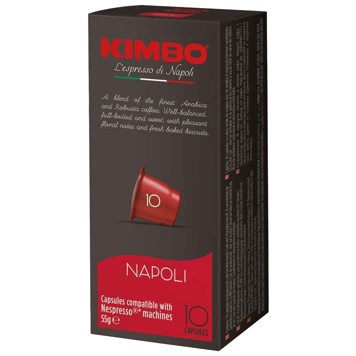 Кофе Kimbo Napoli в капсулах 5,7 г х 10 шт