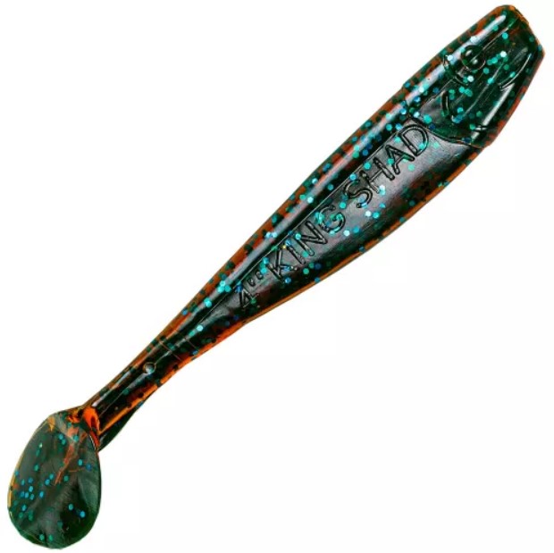 

Приманка Relax King Shad 4 S101 10см. 10шт., Зеленый, King Shad 4