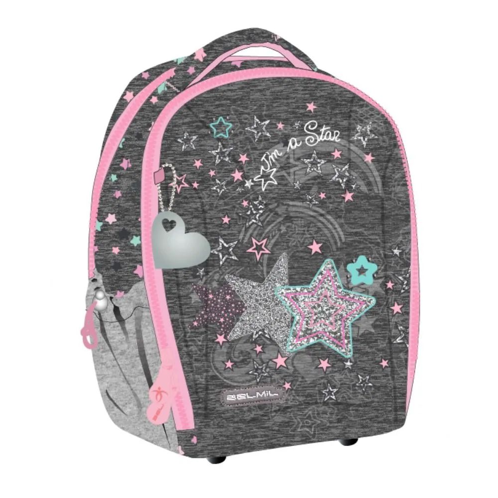 

Школьный ранец Belmil Sturdy SHINE, серия 338-82-21, Серый, SHINE