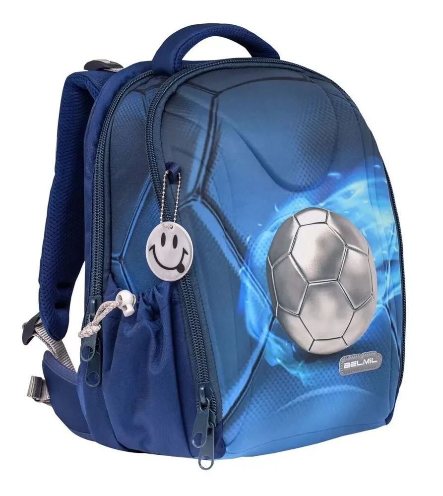 

Школьный ранец Belmil Sturdy FOOTBALL, серия 338-82-15, Синий, FOOTBALL