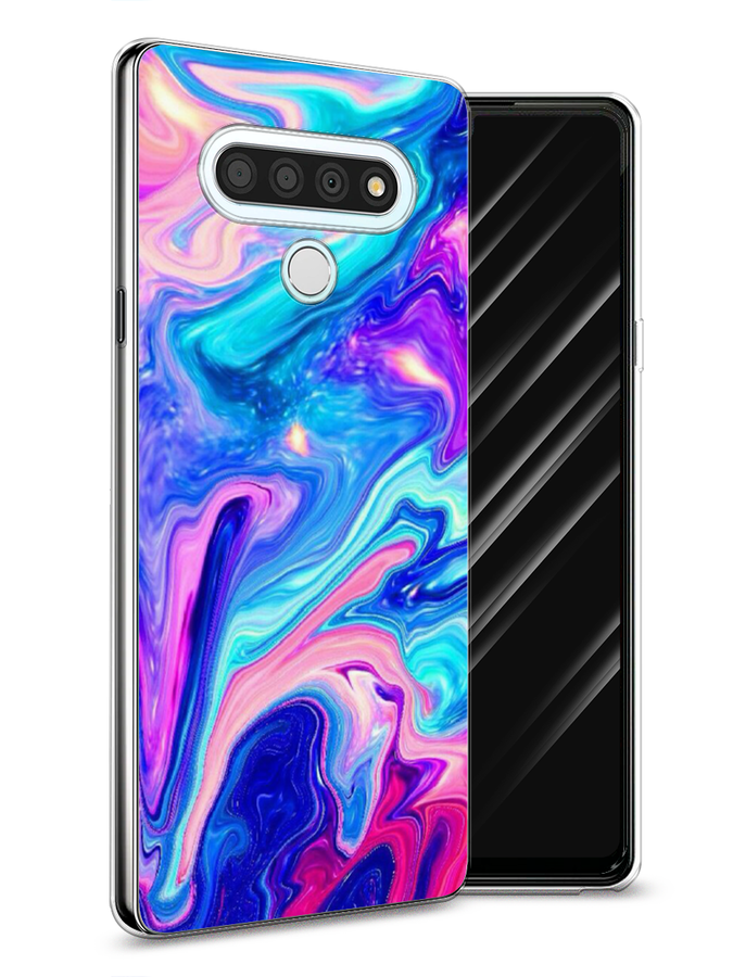 

Чехол Awog на LG Stylo 6 "Потеки краски", Розовый, 84550-10