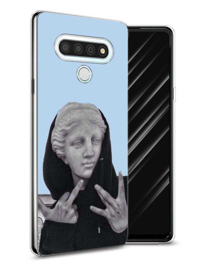 

Чехол Awog на LG Stylo 6 "SWAG статуя", Голубой, 84550-9