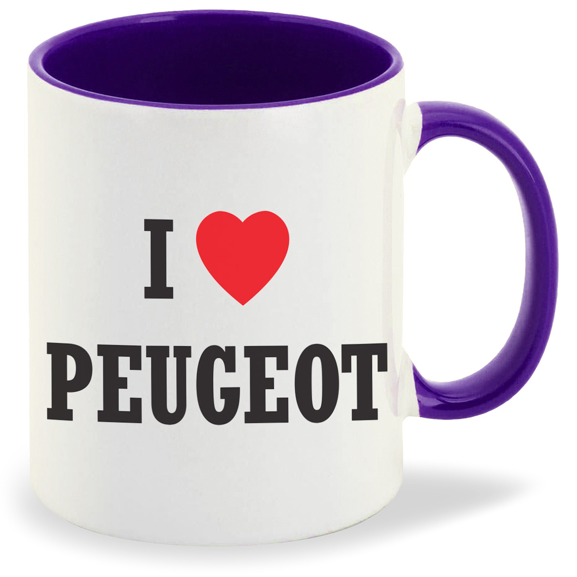 

Кружка CoolPodarok Авто I love Peugeot, Авто I love Peugeot