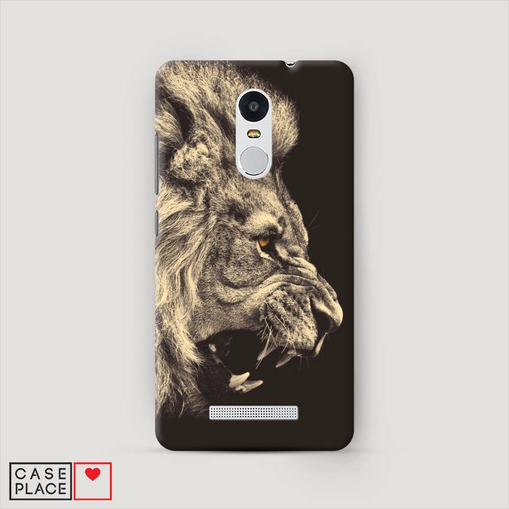 

Пластиковый чехол "Львиный рык 2" на Xiaomi Redmi Note 3