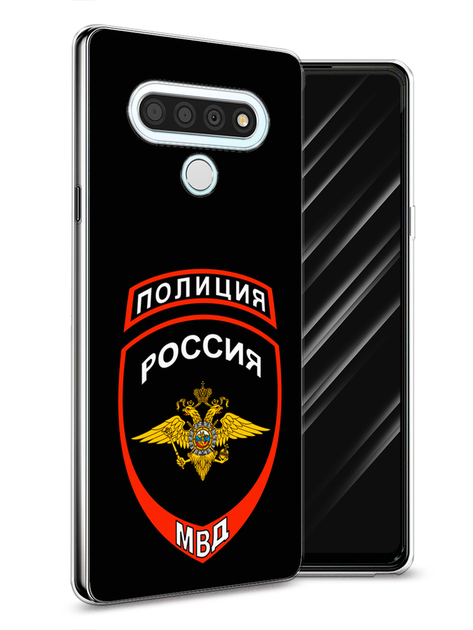 

Чехол Awog на LG Stylo 6 "Полиция шеврон", Черный;красный;белый, 84550-5
