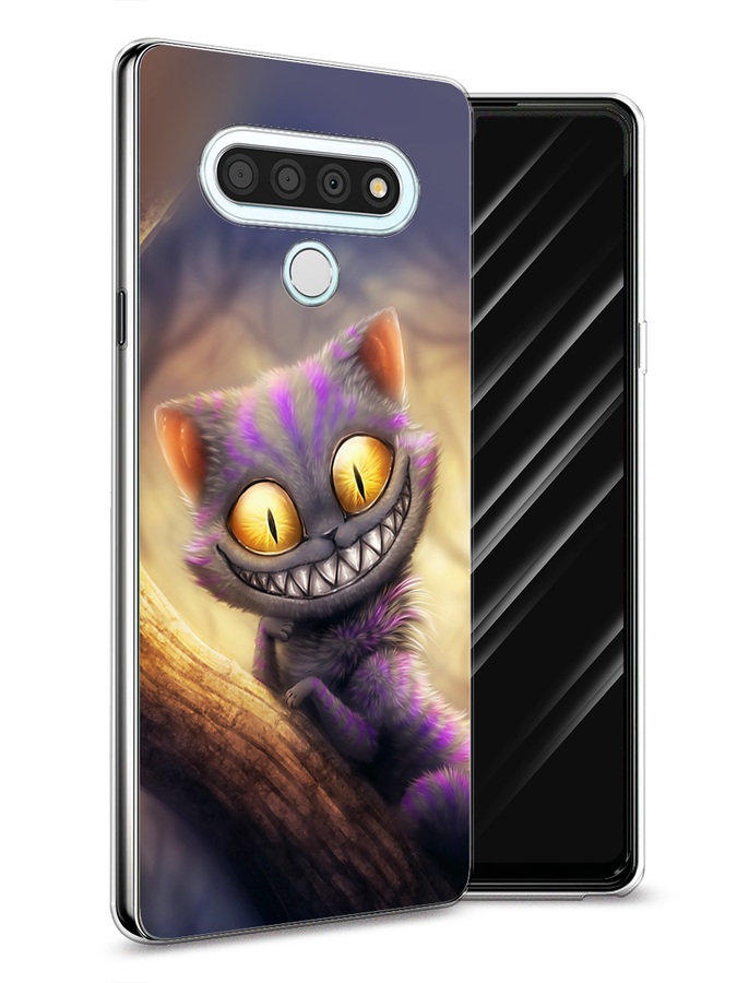 

Чехол Awog на LG Stylo 6 "Cheshire Cat", Фиолетовый;желтый, 84550-1