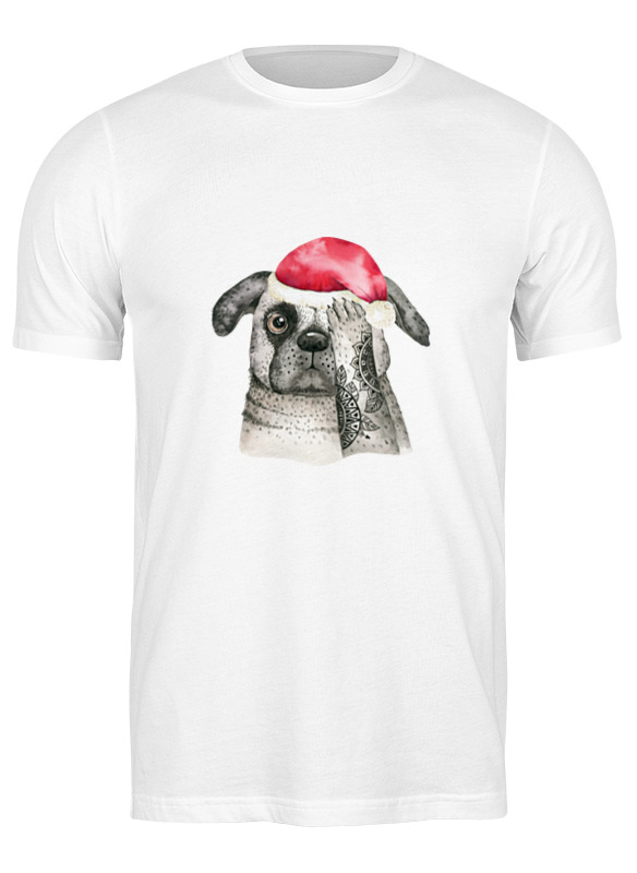 

Футболка мужская Printio Собака белая 3XL, Белый, Собака