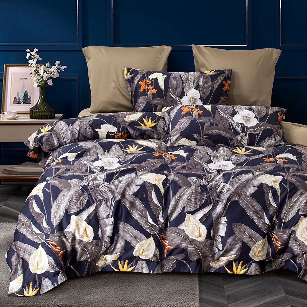 

Комплект постельного белья BELLEHOME Долорес 300 TC семейный хлопок