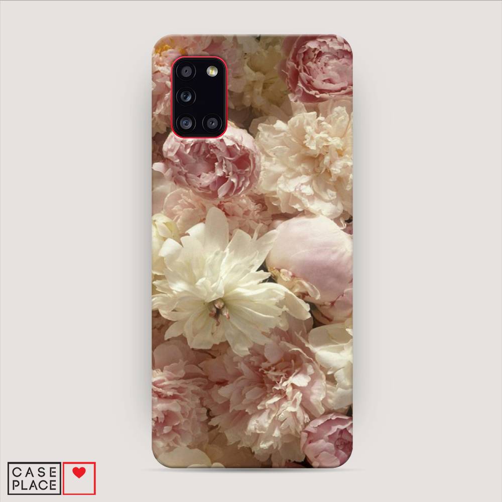 

Пластиковый чехол "Пионы светлые" на Samsung Galaxy A31, 2100320-6