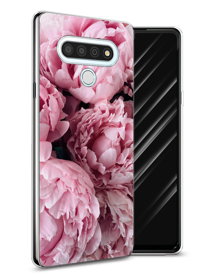 

Чехол Awog на LG Stylo 6 "Нежные пионы", Розовый;черный;белый, 84550-8