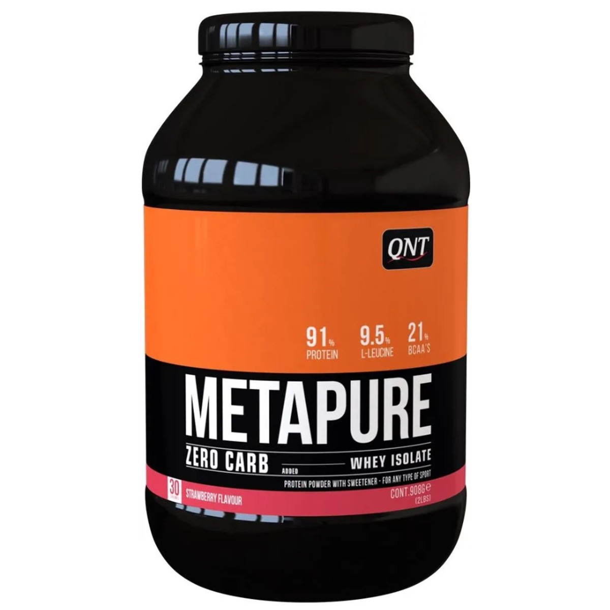 Протеин QNT Metapure Zero Carb, 908 г, strawberry