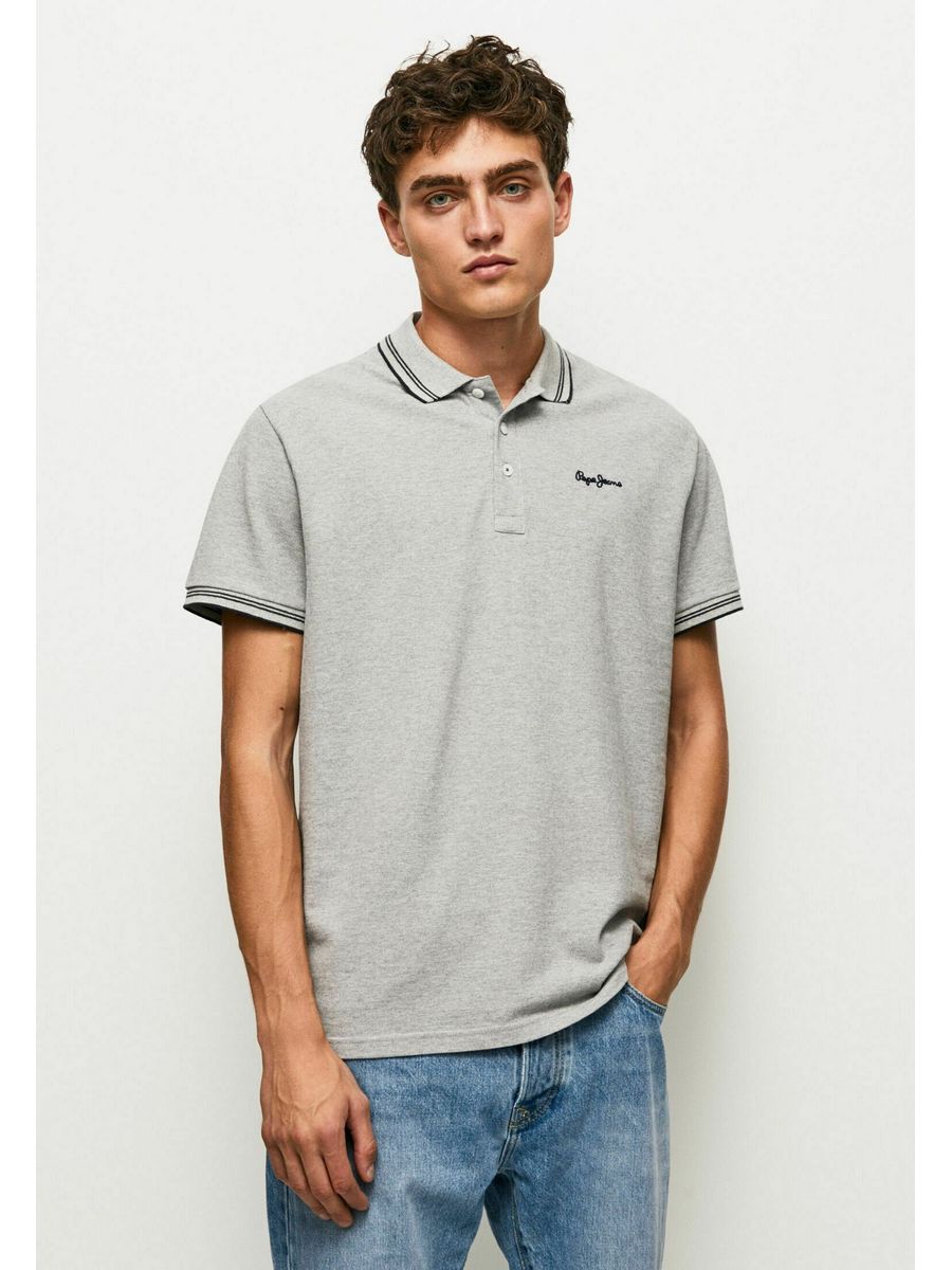 

Футболка мужская Pepe Jeans PE122P036 серая XL, Серый, PE122P036