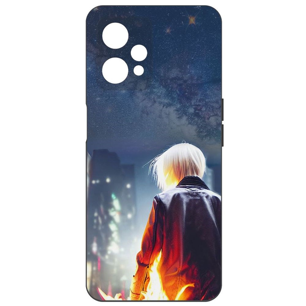 

Чехол-накладка Софт Перспектива для Realme 9 5G, Черный