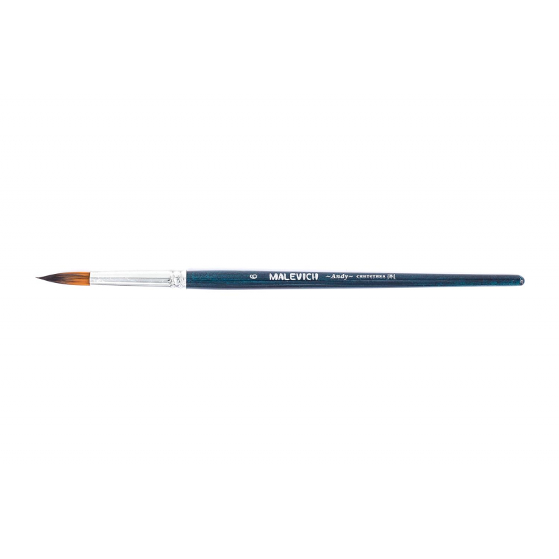 

Кисть из синтетики Andy, круглая №6 753006, (2шт.), Синий