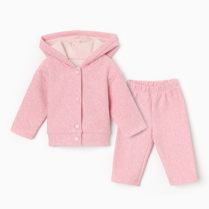 

Костюм повседневный детский Крошка Я Pink, Розовый, 68, Pink