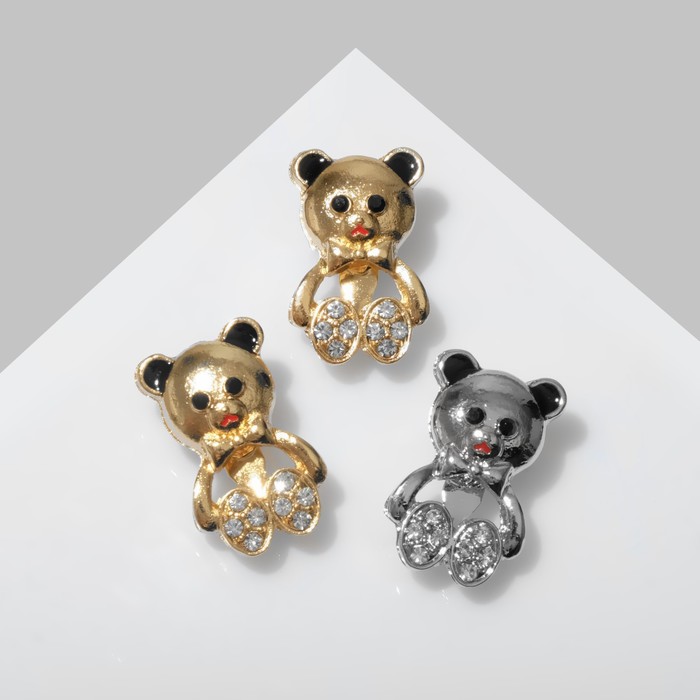 

Комплект брошей из бижутерного сплава Queen fair 7402970, стразы, 7402970