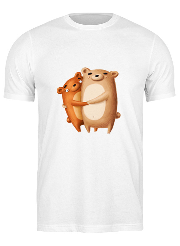 

Футболка мужская Printio Медведи белая 3XL, Белый, Медведи
