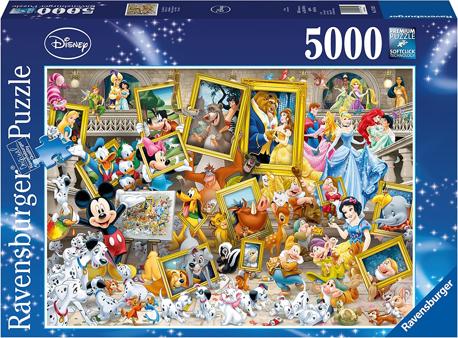 

Пазл Ravensburger Disney. Микки художник 5000 деталей, Disney. Микки художник