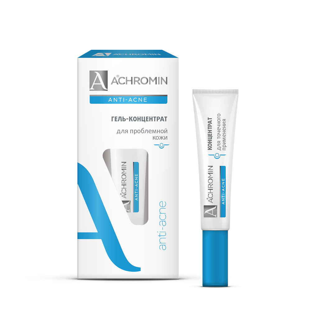 Гель для проблемной кожи. Achromin гель. Achromin Anti-acne. Ахромин гель концентрат. Achromin крем для кожи вокруг глаз.