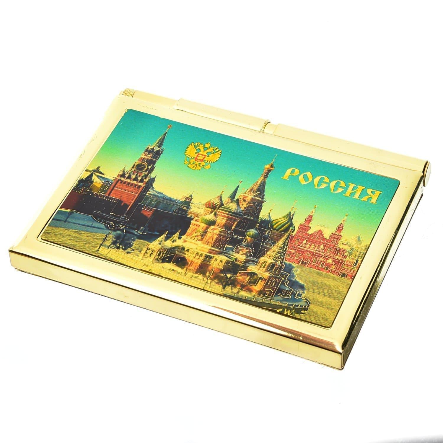 

Визитница мужская Russia The Great 0042420, золотистый, 0042420