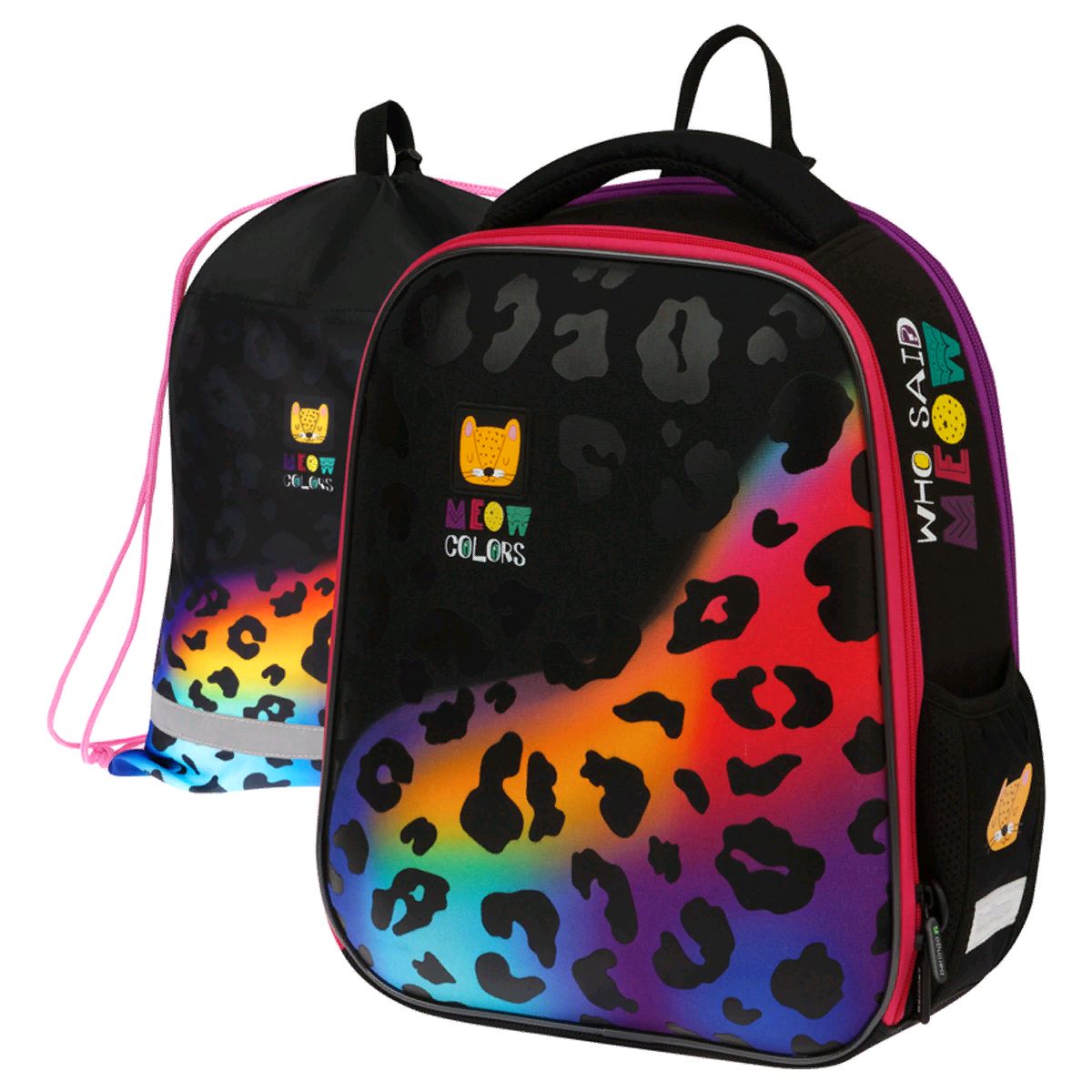 Детские рюкзаки Berlingo Meow colors черный