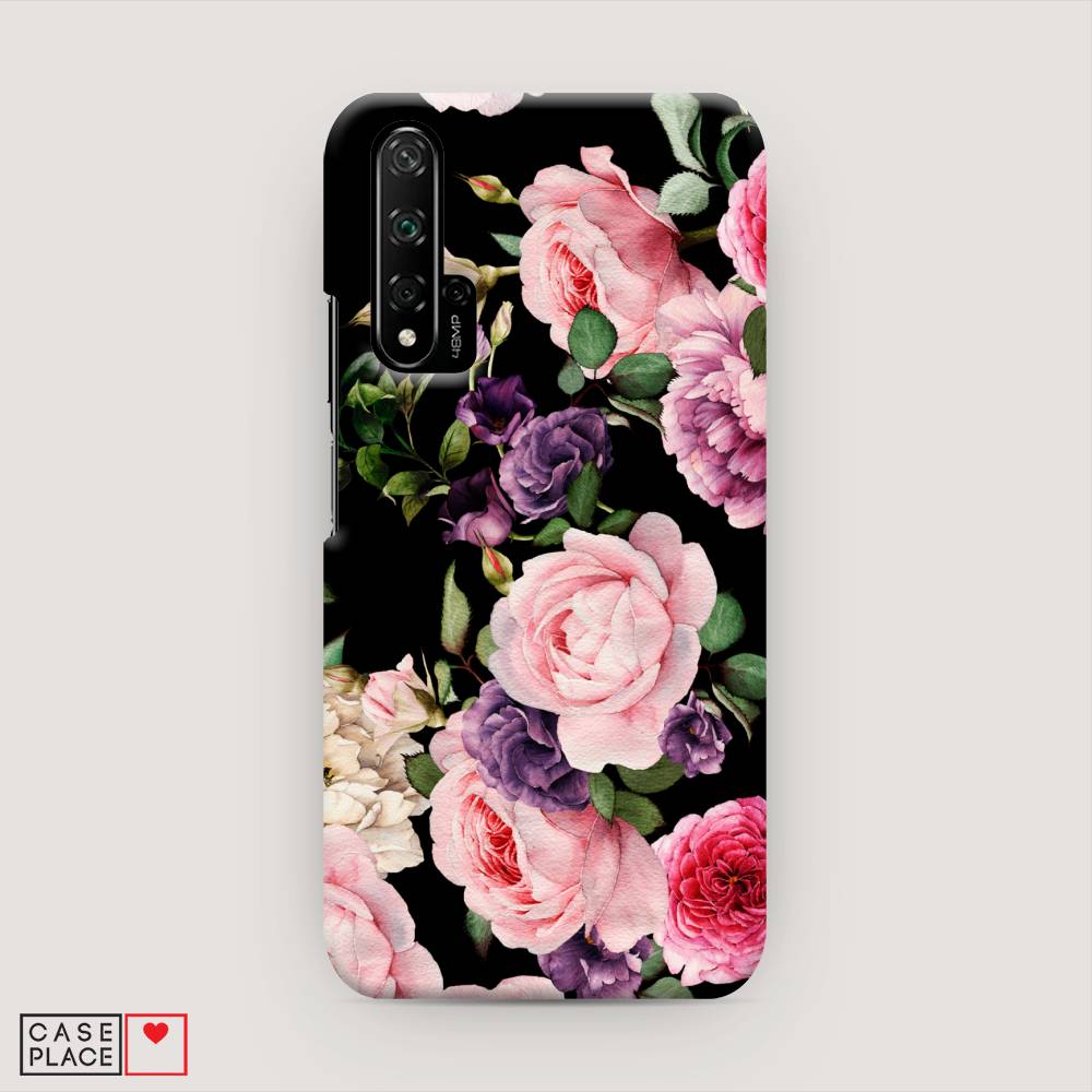 

Чехол Awog "Пионы на черном" для Huawei Nova 5T, 610520-6