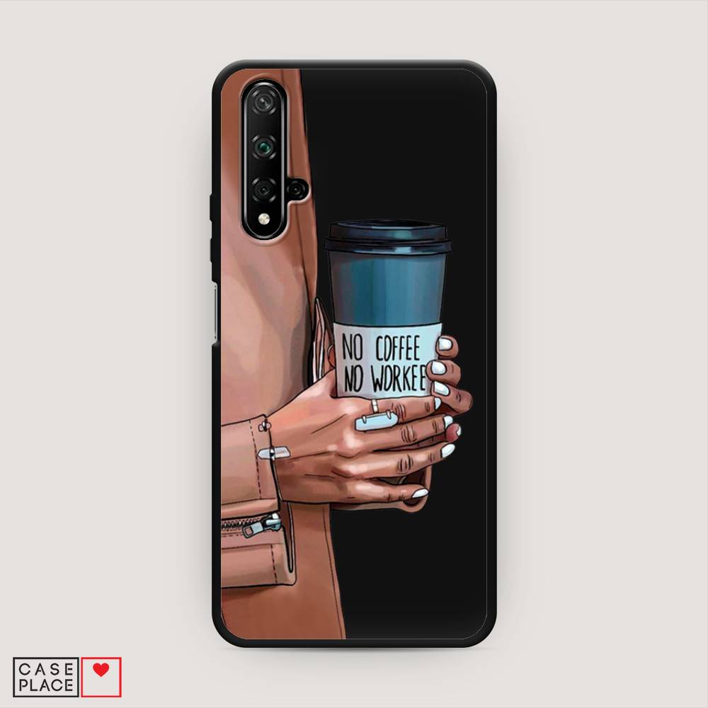 

Чехол Awog на Huawei Nova 5T "No coffee", Разноцветный, 610552-1