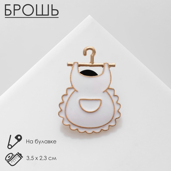 

Брошь из бижутерного сплава Queen fair 9889933, эмаль, 9889933
