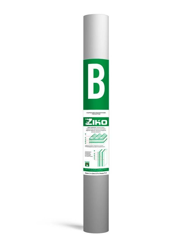 

Пароизоляция ZIKO B (1,6м*43,75м) 1рул=70м2