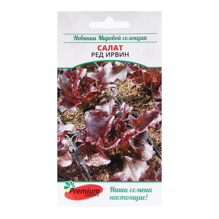 

Семена Салат "Ред Ирвин (RIJDER SEEDS)", 0,02 г. (2 шт)