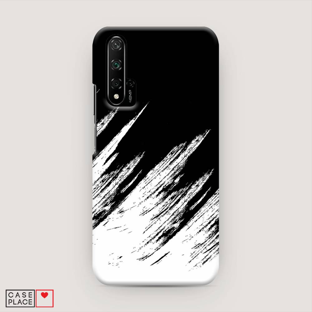 

Чехол Awog "Черно белые брызги" для Huawei Nova 5T, 610520-2