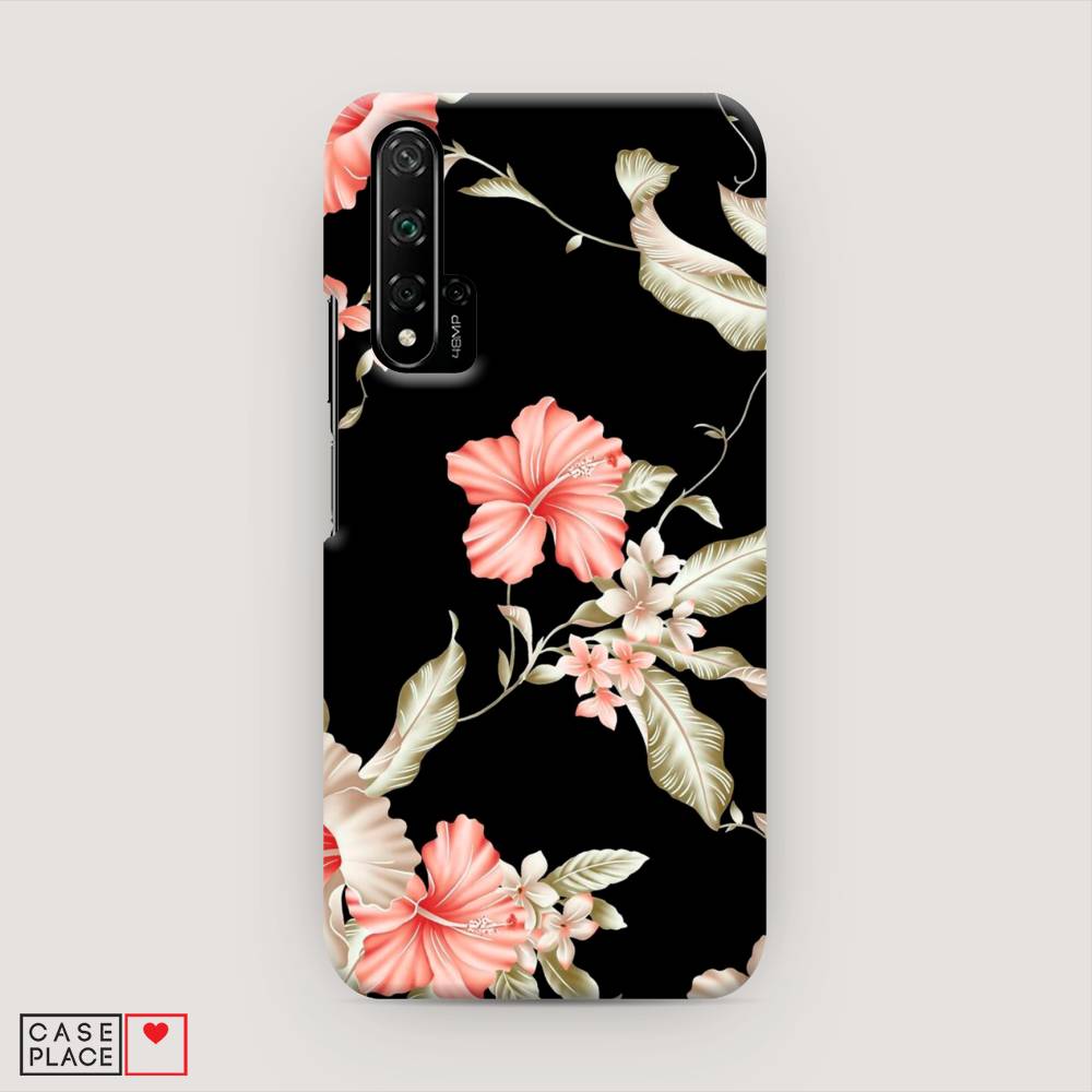 

Чехол Awog "Цветы на черном" для Huawei Nova 5T, 610520-6