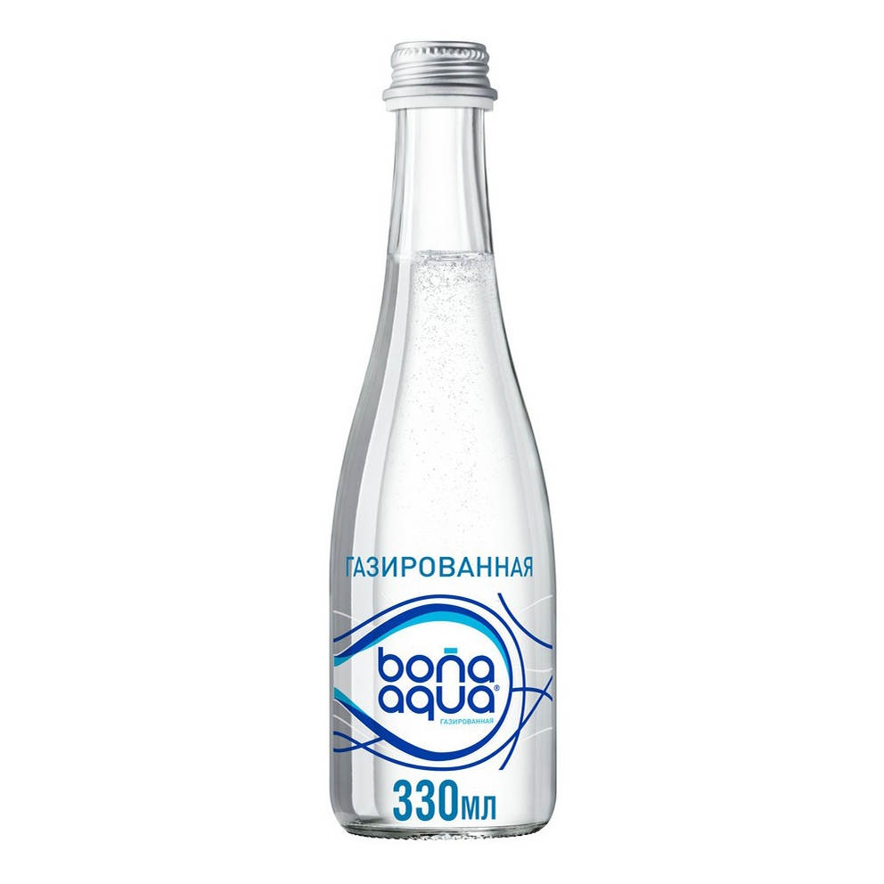 

Вода питьевая Bona Aqua газированная 0,33 л