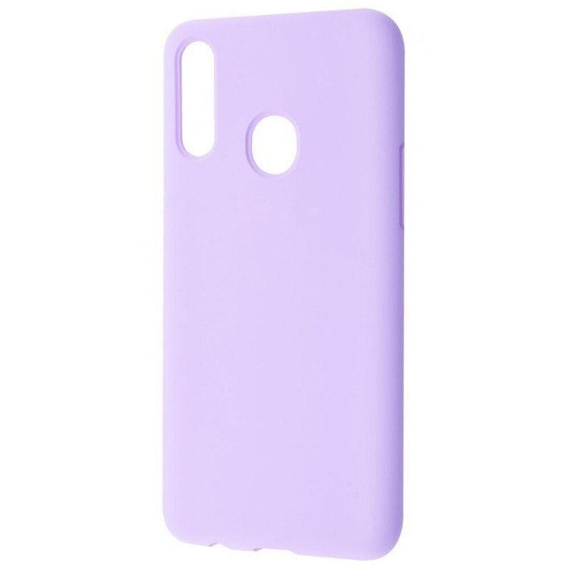 фото Чехол silicone для samsung galaxy a20s overlay (сиреневый) ёmart