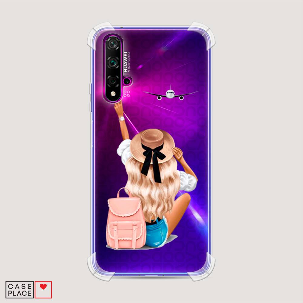 

Чехол Awog "Автостопом самолетом" для Huawei Nova 5T, Разноцветный, 610551-1