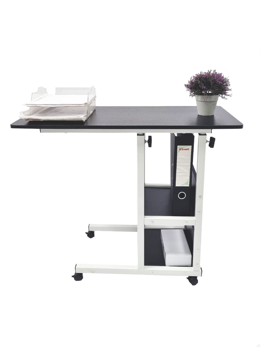 фото Прикроватный столик для ноутбука с регулировкой высоты, черный urm